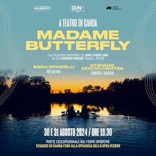 Grosseto, a teatro in canoa: Madame Butterfly in scena sulla spiaggia dello Spolverino