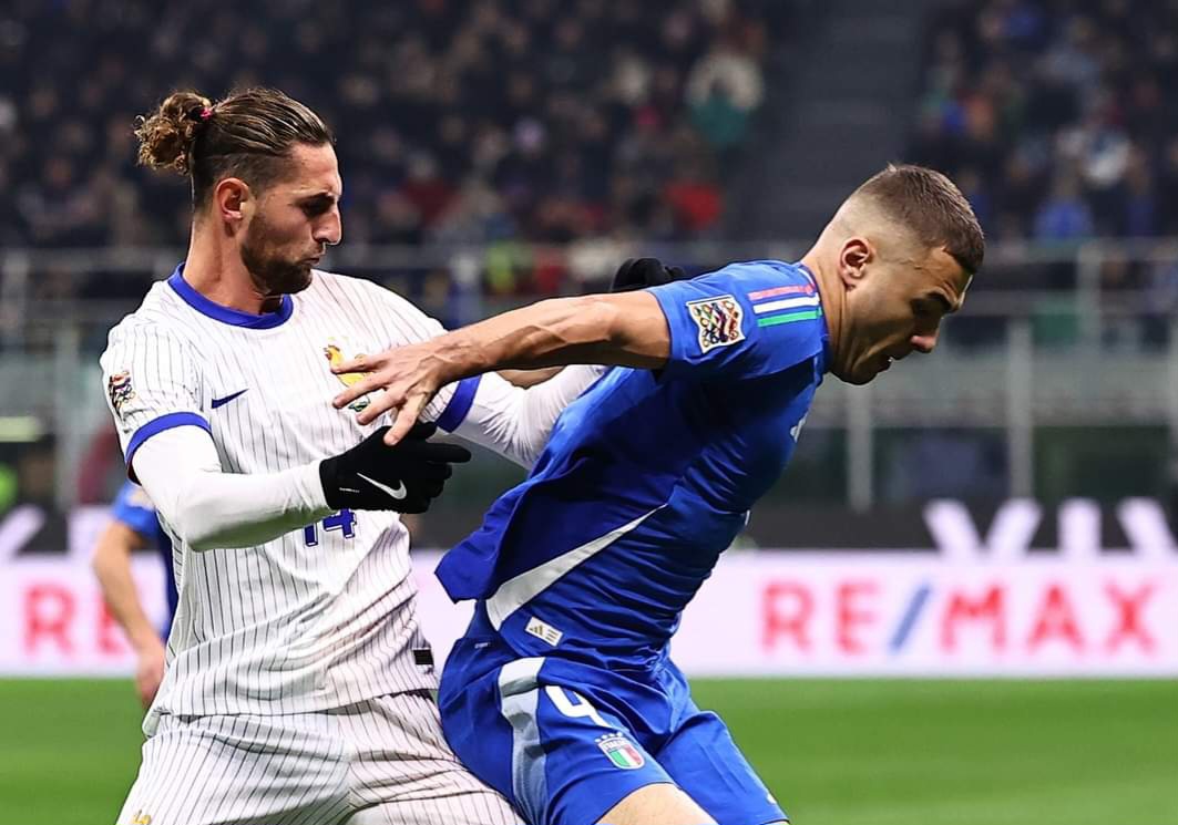 Italia battuta dalla Francia (1-3) e scavalcata in classifica. Kean sfiora il gol nel recupero. Spalletti sbaglia formazione. Pagelle