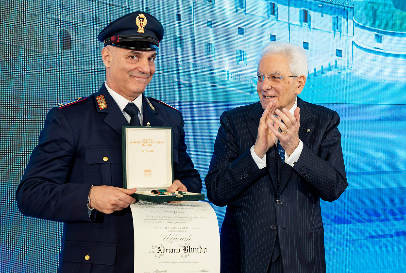 Firenze: salvò automobilista sulla Fipili. Agente Blundo premiato da Mattarella