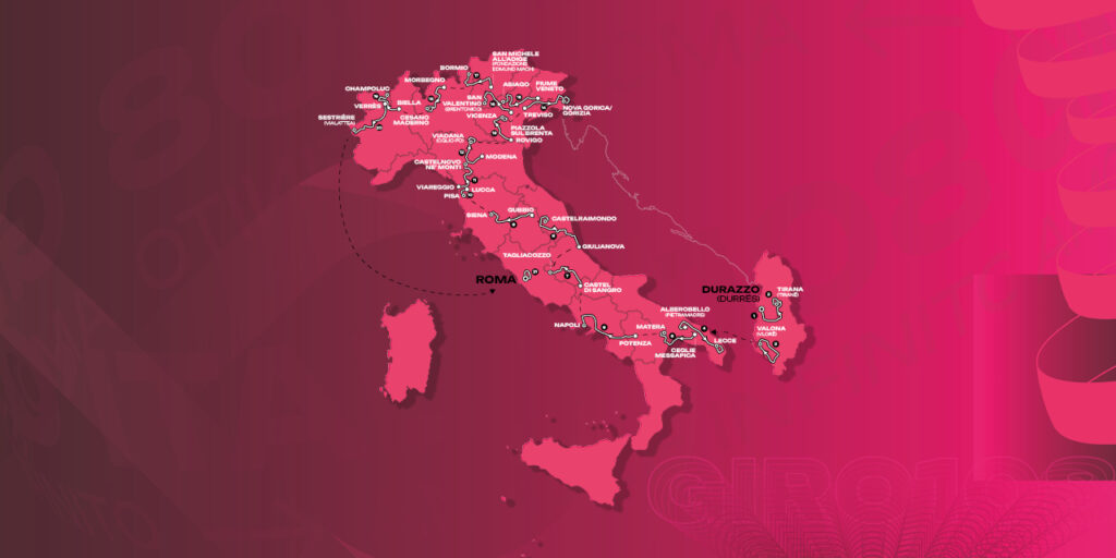 Giro d’Italia 2025: tutto pronto per le tre tappe in Toscana. Date e percorsi