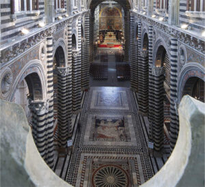 Siena, pavimento del Duomo: nell’anno del Giubileo, si vede “La Speranza” di Alessandro Franchi
