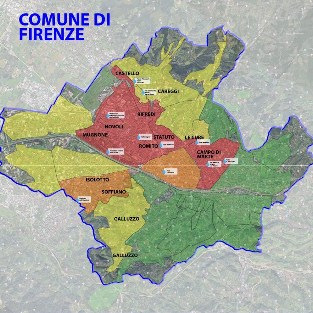Firenze, acqua: disagi per lavori dal 9 all’11 maggio. Undici autobotti a disposizione dei cittadini. Ecco dove