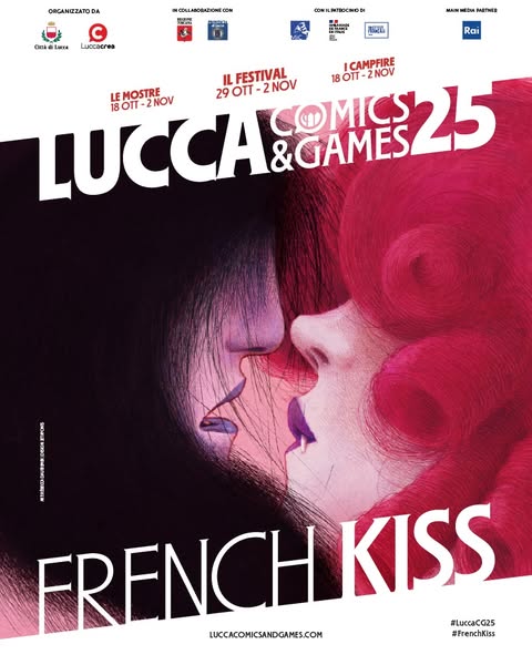 Lucca Comics & Games 2025: date, programma e ospiti. All’insegna del “French Kiss”