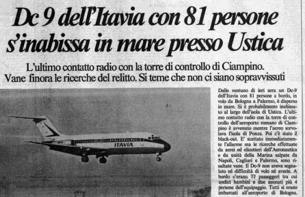 Strage di Ustica, 45° anniversario a Firenze: “Silenzio e memoria” in scena a Villa Vittoria. Come prenotarsi