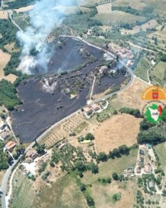 Incendi in Toscana: fiamme a Torrita di Siena, Radicondoli e Grosseto