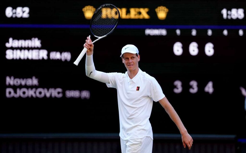 Prima finale di Sinner a Wimbledon, contro Alcaraz per il titolo
