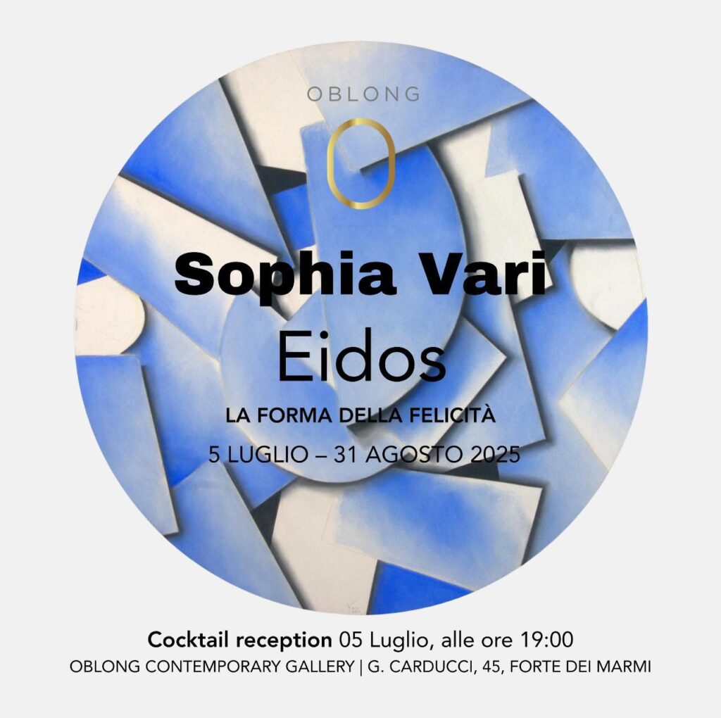 ‘EIDOS – LA FORMA DELLA FELICITÁ’ PRENDE VITA A OBLONG CONTEMPORARY ART GALLERY CON IL LINGUAGGIO ARTISTICO DI SOPHIA VARI