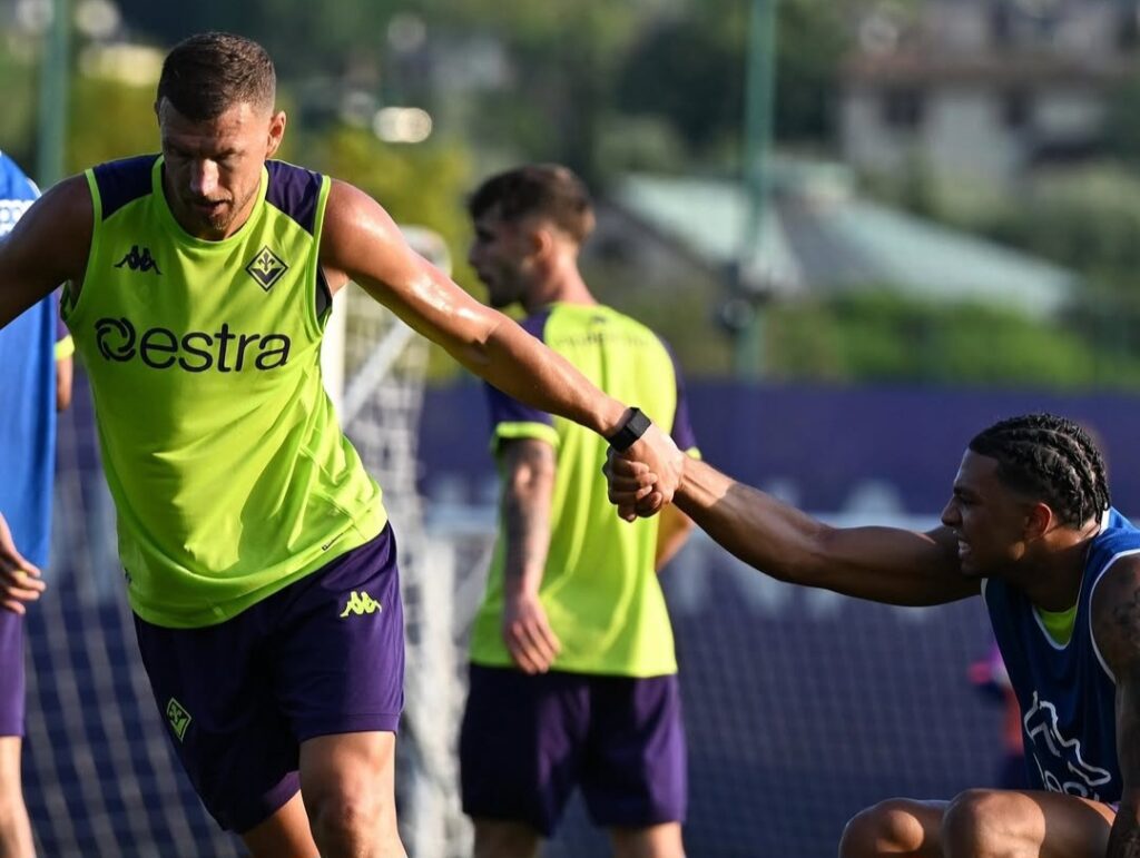 Fiorentina, Dzeko: “Con Kean e Gud il tridente si può fare”